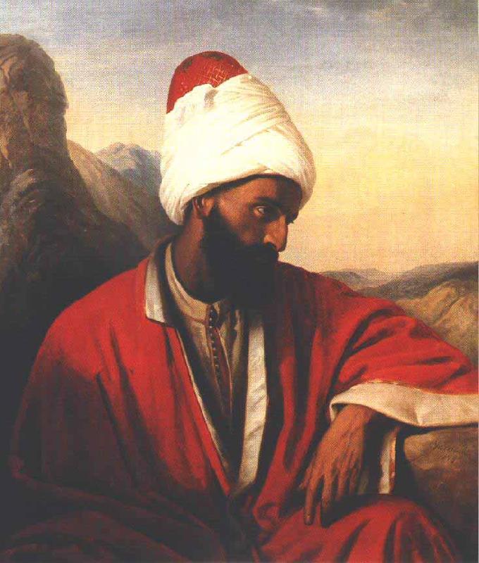 Miklos Barabas Arab Man oil painting image